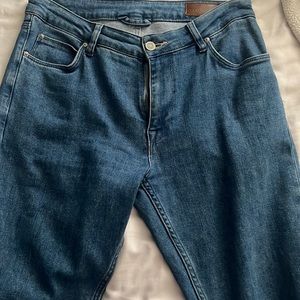 Light mid wash asos super jeans
